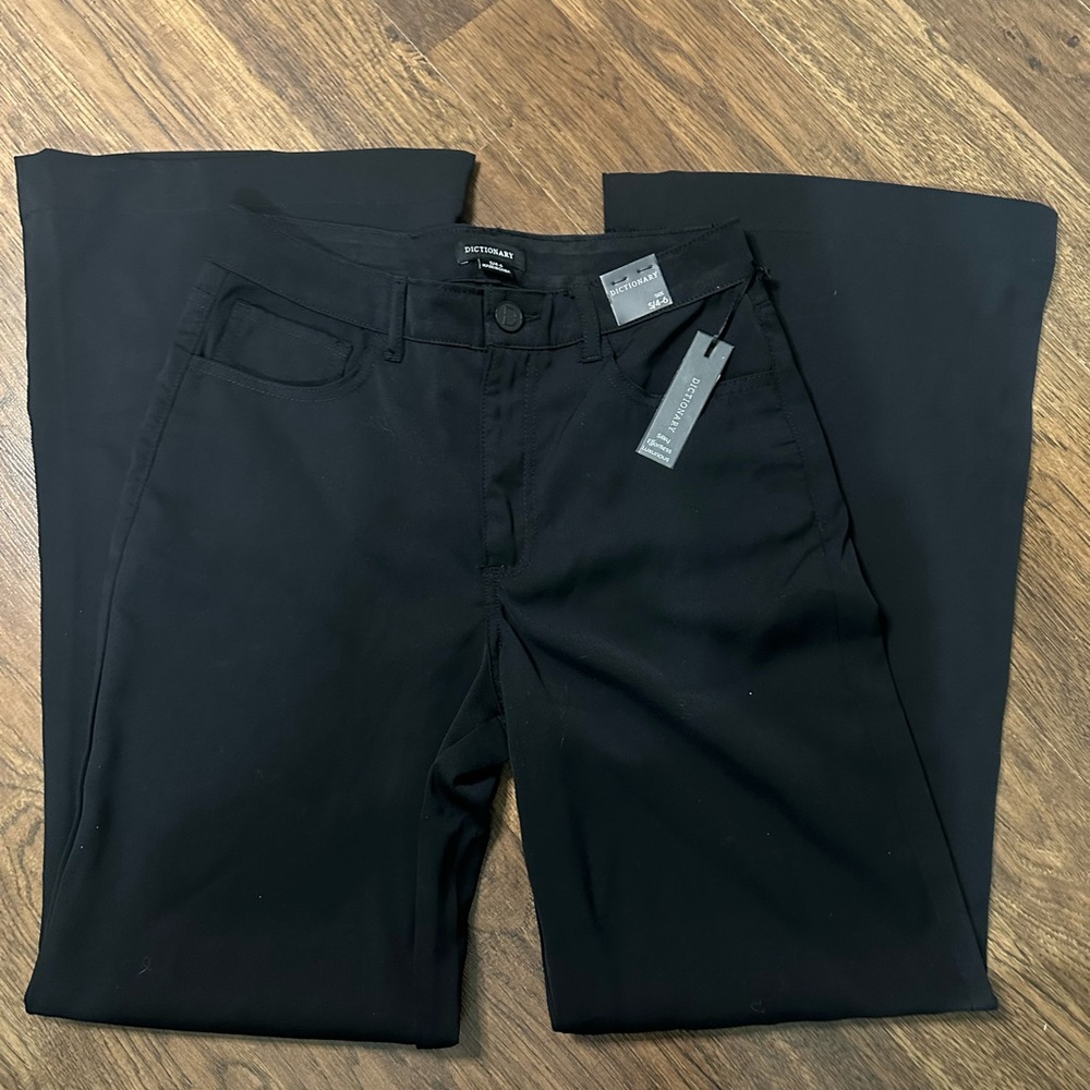 NWT Dictionary Pants/Slacks Black‎